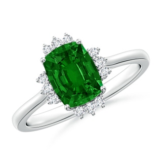 Cushion Rectangular AAAA Emerald