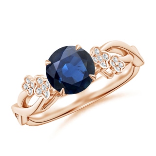 Round AA Blue Sapphire