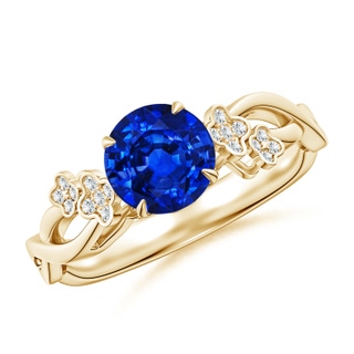 Round AAAA Blue Sapphire