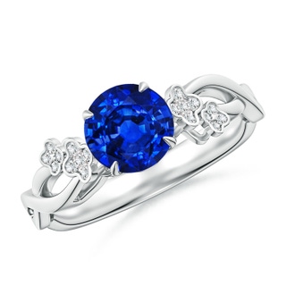 Round AAAA Blue Sapphire