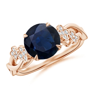 Round A Blue Sapphire