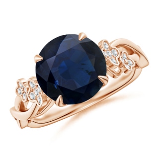 Round A Blue Sapphire