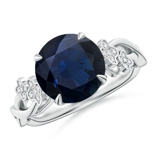 Round A Blue Sapphire