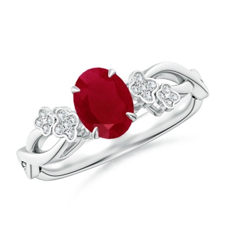 Oval AA Ruby