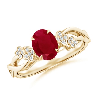 Oval AA Ruby