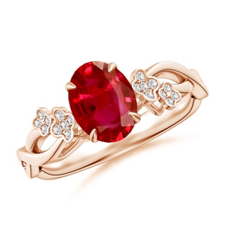 Oval AAA Ruby