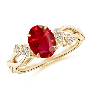 Oval AAA Ruby