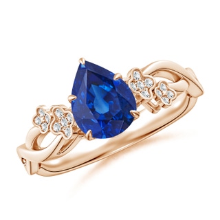 Pear AAA Blue Sapphire