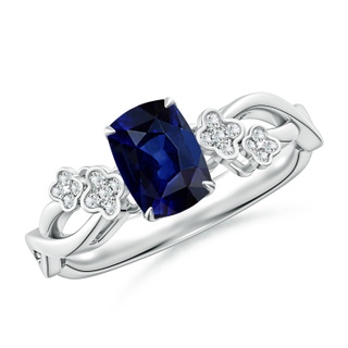 Cushion Rectangular AAA Blue Sapphire