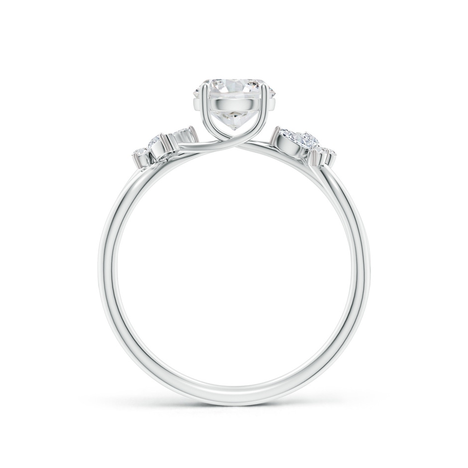 5.9mm HSI2 Round Diamond Butterfly Engagement Ring in White Gold side 199