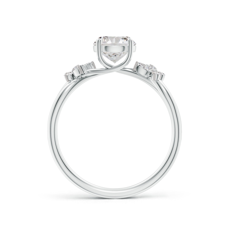 6.4mm IJI1I2 Round Diamond Butterfly Engagement Ring in P950 Platinum side 199