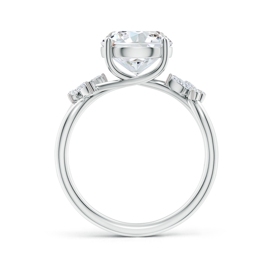 9.2mm GVS2 Round Diamond Butterfly Engagement Ring in P950 Platinum side 199