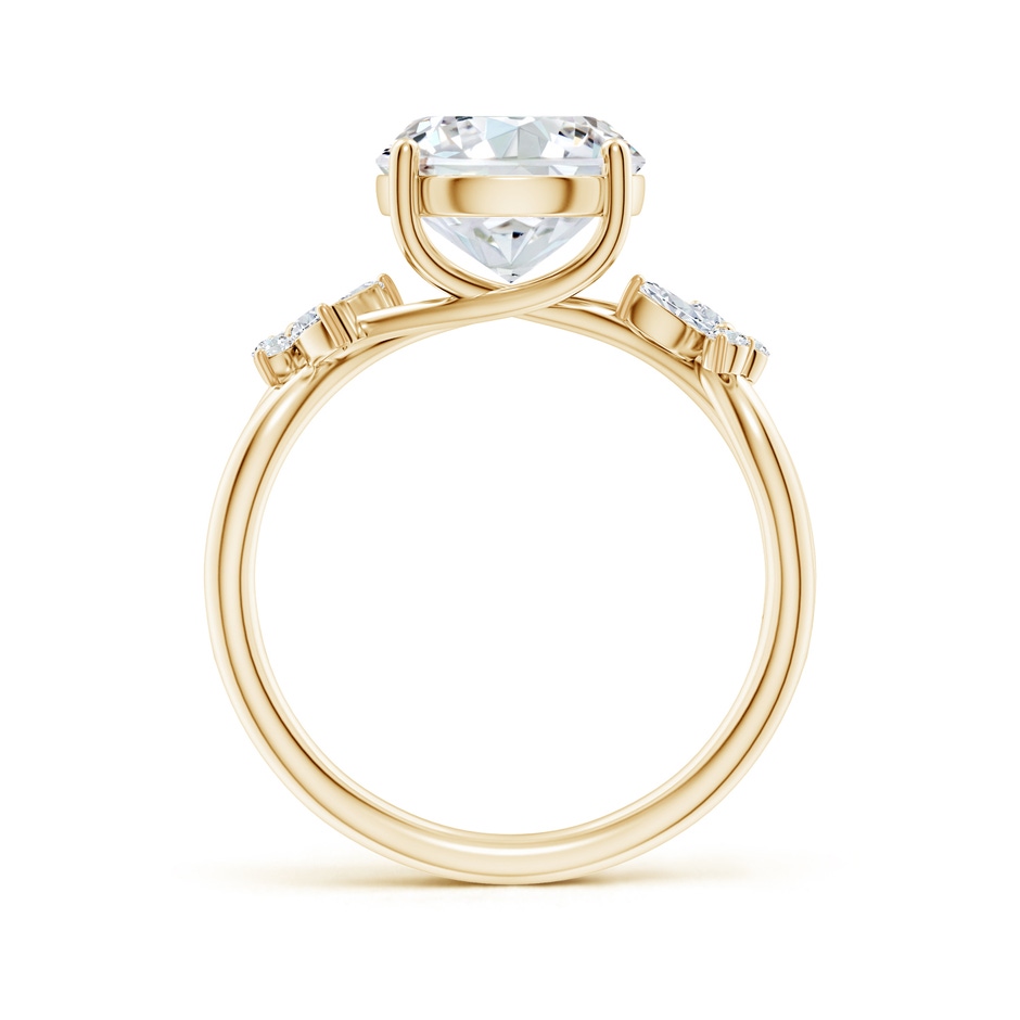 9.2mm GVS2 Round Diamond Butterfly Engagement Ring in Yellow Gold side 199