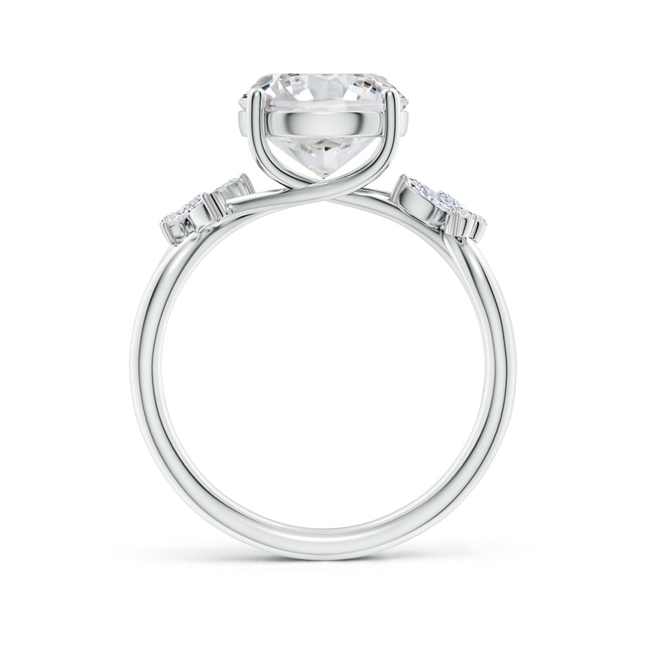 9.2mm HSI2 Round Diamond Butterfly Engagement Ring in P950 Platinum side 199