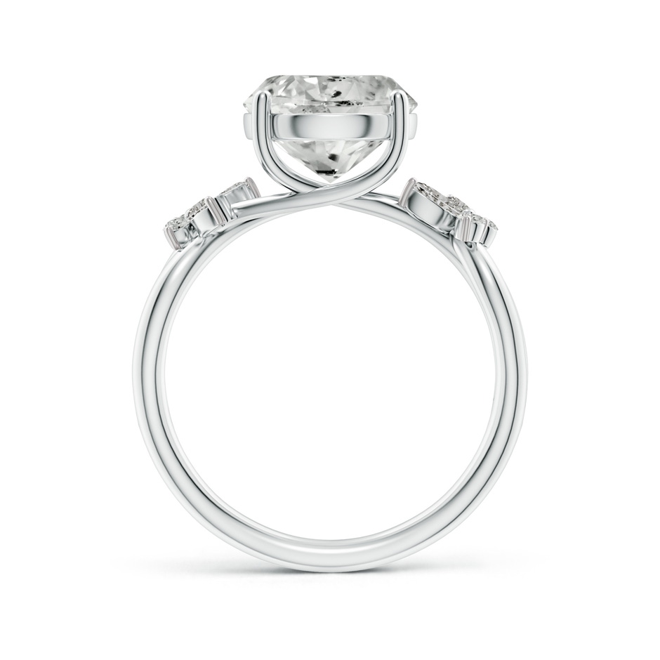 9.2mm KI3 Round Diamond Butterfly Engagement Ring in White Gold side 199