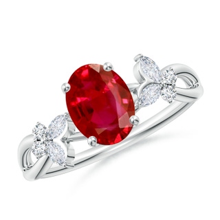 Oval AAA Ruby