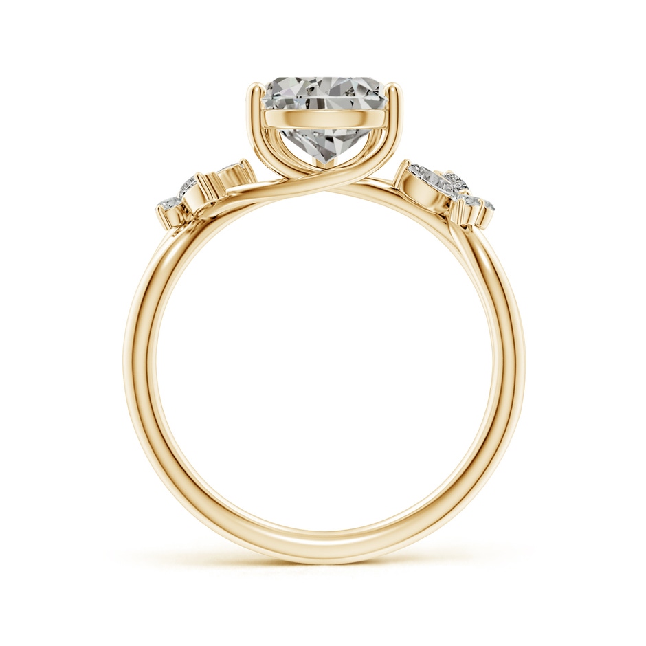 10x8mm KI3 Pear-Shaped Diamond Butterfly Engagement Ring in Yellow Gold side 199