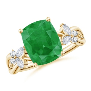 Cushion Rectangular A Emerald
