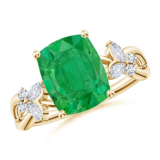 Cushion Rectangular AA Emerald