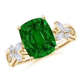 Cushion Rectangular AAAA Emerald