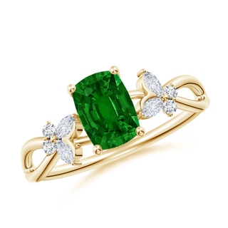 Cushion Rectangular AAAA Emerald