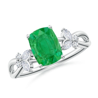 Cushion Rectangular AA Emerald