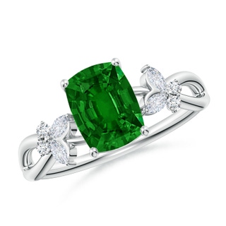 Cushion Rectangular AAAA Emerald