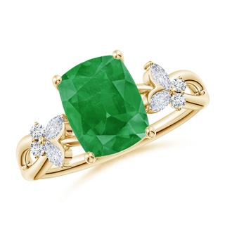Cushion Rectangular A Emerald