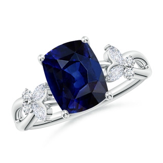 Cushion Rectangular AAA Blue Sapphire