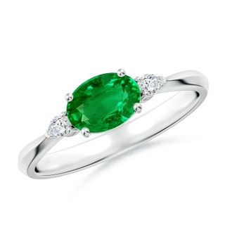 Oval AAAA Emerald