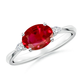 Oval AAA Ruby