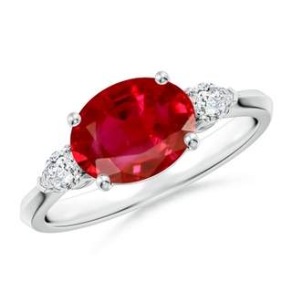 Oval AAA Ruby