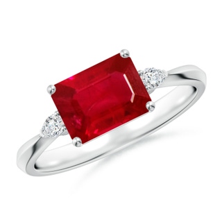 Emerald Cut AAA Ruby