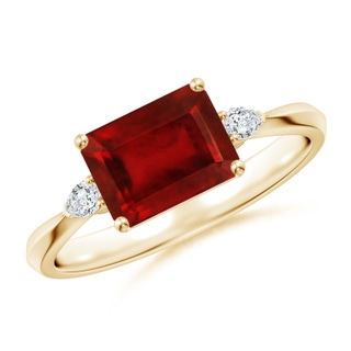 Emerald Cut AAAA Ruby