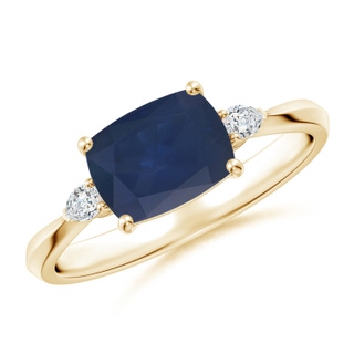 Cushion Rectangular A Blue Sapphire