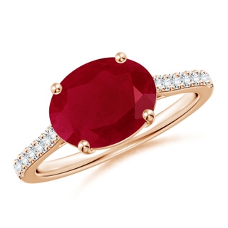 Oval AA Ruby