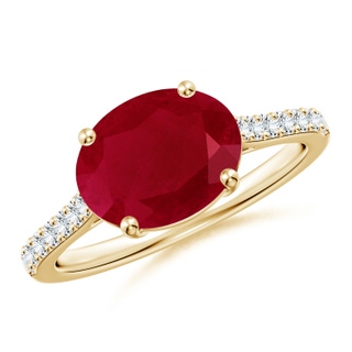 Oval AA Ruby