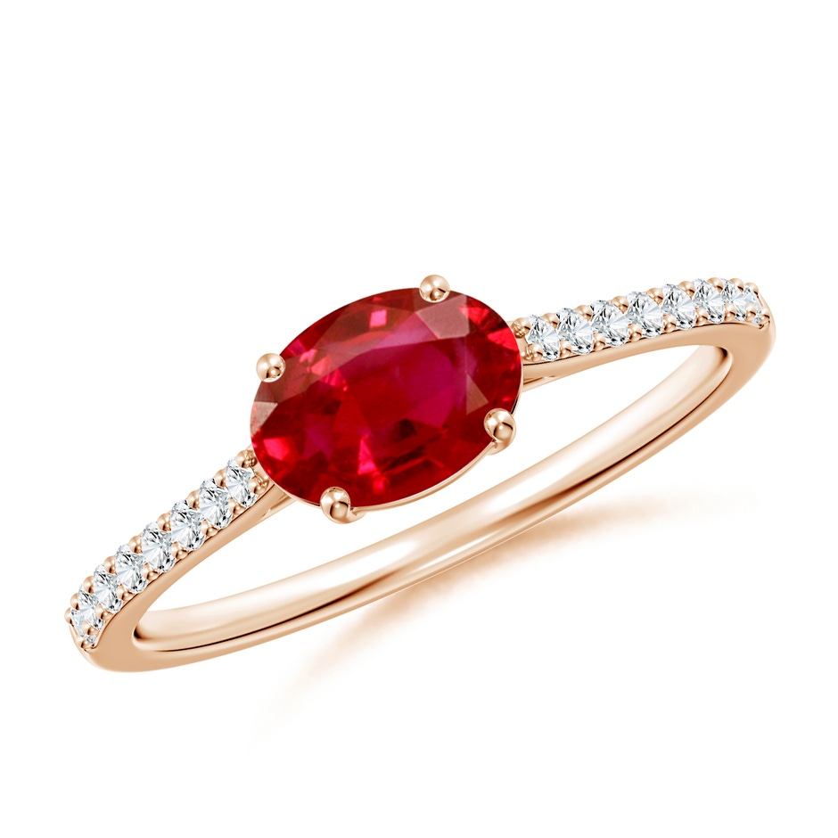 7x5mm AAA SR4625RD-RG-AAA-7x5 in Rose Gold 