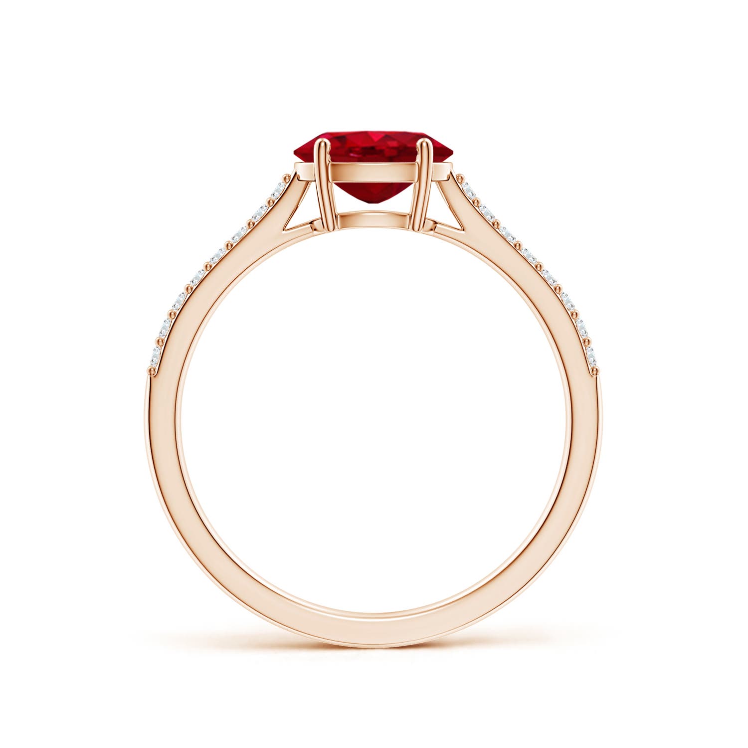 7x5mm AAA SR4625RD-RG-AAA-7x5 in Rose Gold