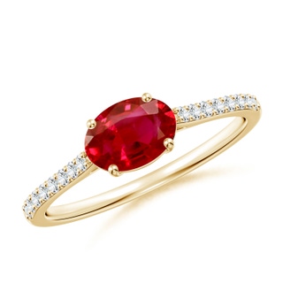 Oval AAA Ruby