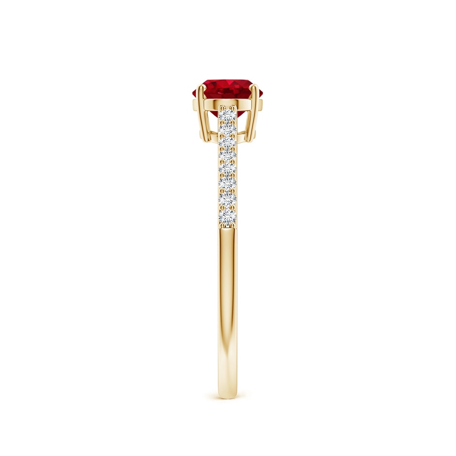 7x5mm AAA SR4625RD-YG-AAA-7x5 in Yellow Gold side 299