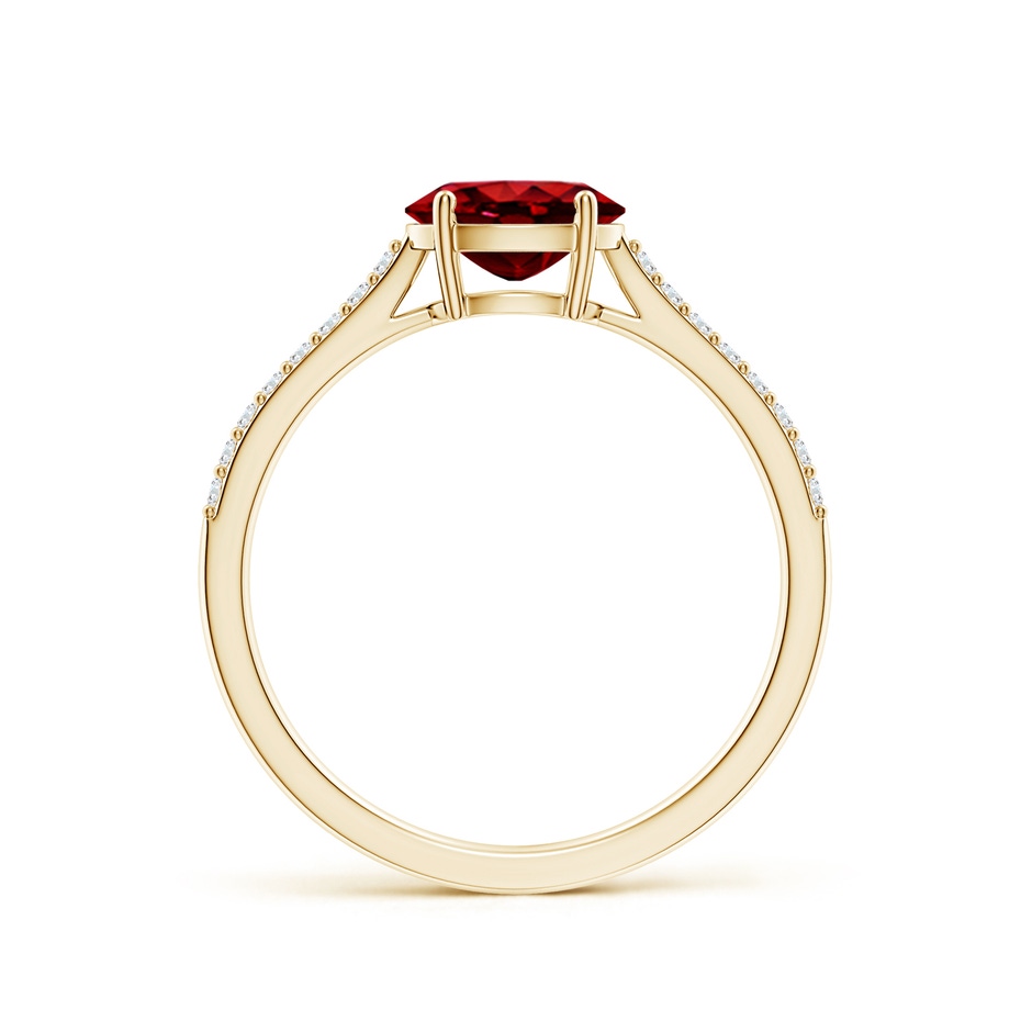 7x5mm AAAA SR4625RD-YG-AAAA-7x5 in Yellow Gold side 199