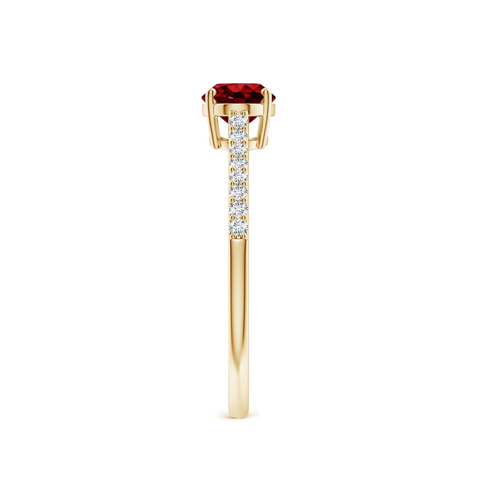 7x5mm AAAA SR4625RD-YG-AAAA-7x5 in Yellow Gold side 299