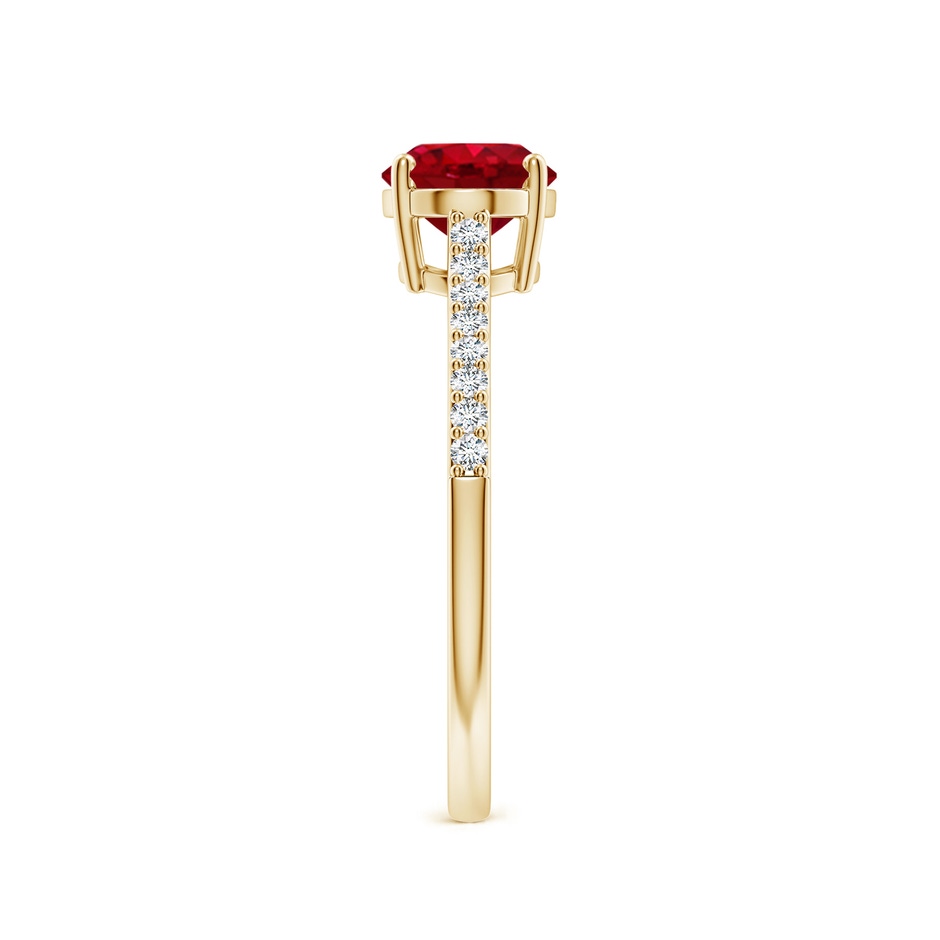 8x6mm AAA SR4625RD-YG-AAA-8x6 in Yellow Gold side 299