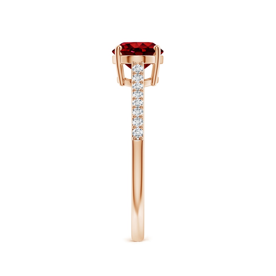 8x6mm AAAA SR4625RD-RGE-AAAA-8x6 in 18K Rose Gold side 299