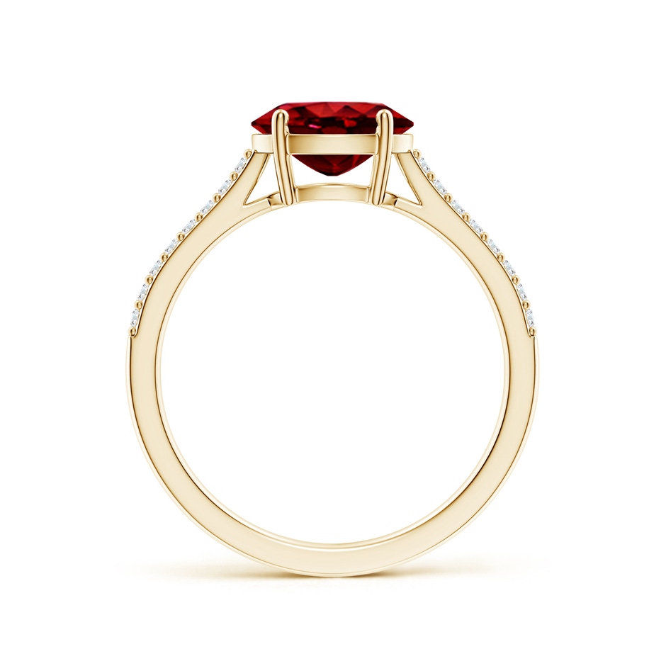 8x6mm AAAA SR4625RD-YGE-AAAA-8x6 in 18K Yellow Gold side 199