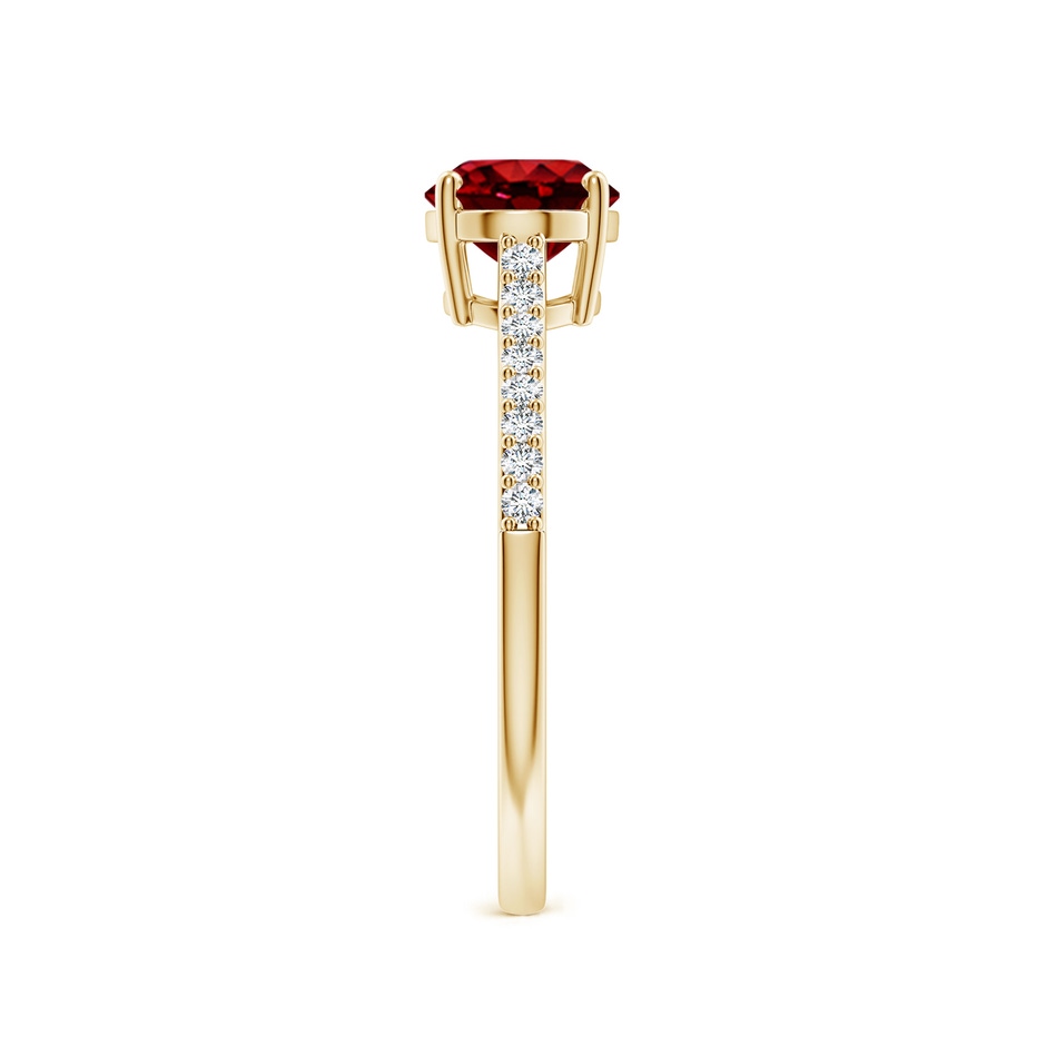 8x6mm AAAA SR4625RD-YGE-AAAA-8x6 in 18K Yellow Gold side 299