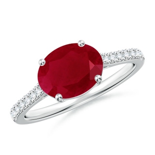 Oval AA Ruby