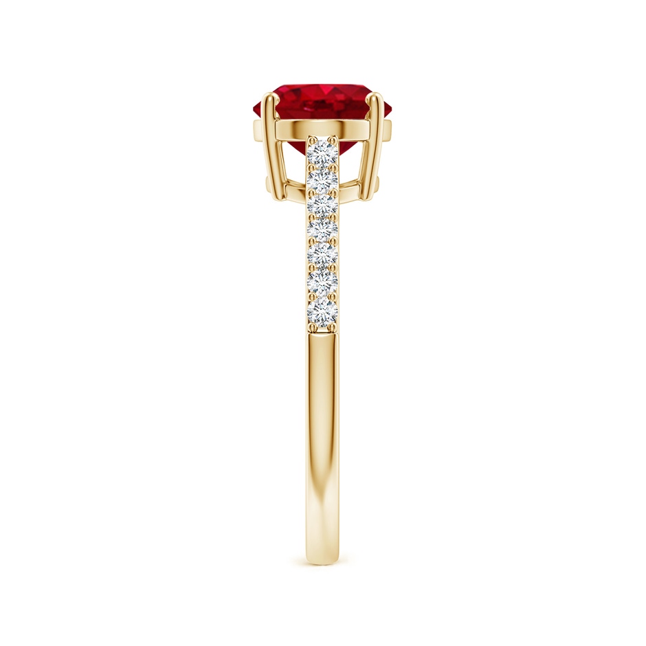 9x7mm AAA SR4625RD-YGE-AAA-9x7 in 18K Yellow Gold side 299