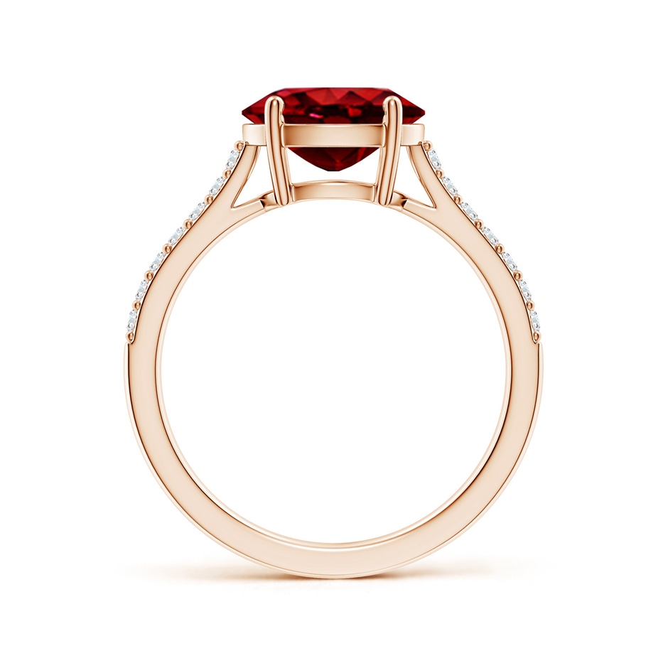 9x7mm AAAA SR4625RD-RGE-AAAA-9x7 in 18K Rose Gold side 199